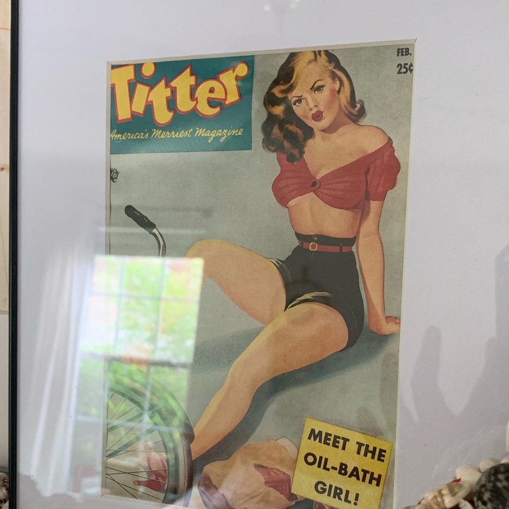 Peter Driben Pinup Art Print for Titter magazine